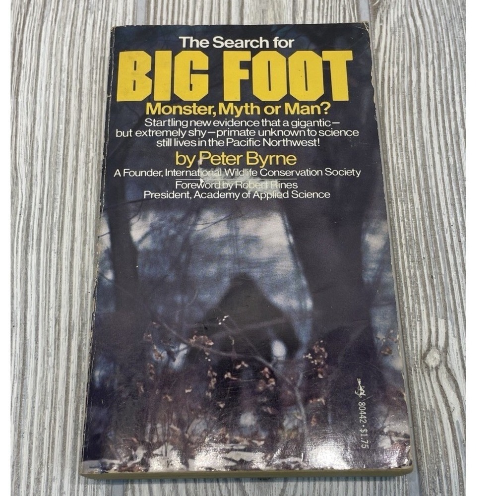 The Search for Big Foot Monster Myth or Man Peter Byrne Pocket Books 80442-1-175